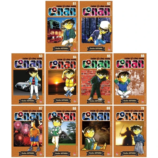 Thám Tử Lừng Danh Conan: Tập 61 - 70 (Bộ 10 Tập) - Gosho Aoyama (Mới 100%) Truyện tranh, NXB Kim Đồng - SÁCH ĐẠI HỌC
