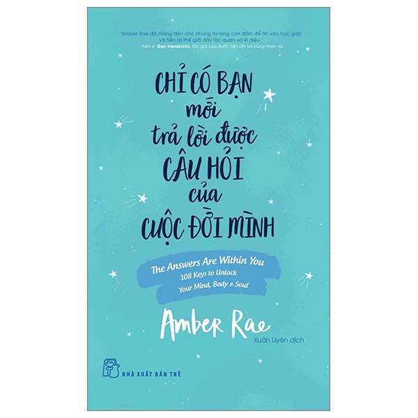 Chỉ Có Bạn Mới Trả Lời Được Câu Hỏi Của Cuộc Đời Mình - Amber Rae (Mới 100%) Sách tư duy, kỹ năng sống, NXB Trẻ - SÁCH ĐẠI HỌC