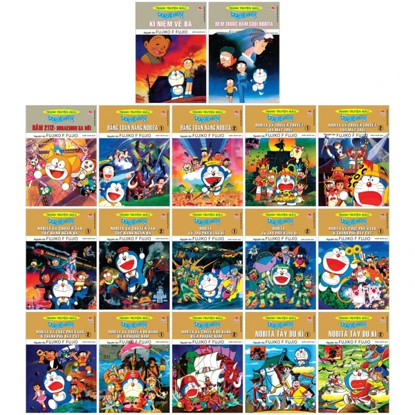 Doraemon - Tranh Truyện Màu (Bộ 17 Cuốn) - Fujiko F. Fujio (Mới 100%) Truyện tranh, NXB Kim Đồng - SÁCH ĐẠI HỌC