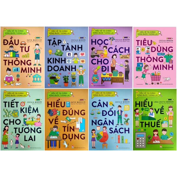 Hiểu Về Tài Chính, Vững Bước Tương Lai (Bộ 8 Cuốn) - Katie Marsico, Cecilia Minden, Linda Crotta Brennan (Mới 100%) Kiến thức, kỹ năng sống cho trẻ, NXB Kim Đồng - SÁCH ĐẠI HỌC