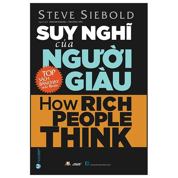 Suy Nghĩ Của Người Giàu - Steve Siebold (Mới 100%) Khởi nghiệp, làm giàu, Văn Lang Books - SÁCH ĐẠI HỌC