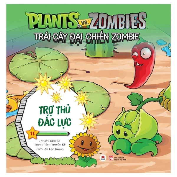 Trái Cây Đại Chiến Zombies - Tập 11: Trợ Thủ Đắc Lực - Cát Băng, Tâm Truyền Kỳ (Mới 100%) Truyện tranh, NXB Kim Đồng - SÁCH ĐẠI HỌC