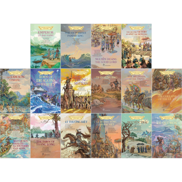 Boxset A History Of Vietnam In Pictures (In Colour) (Bộ 16 Cuốn) - Nhiều Tác Giả (Mới 100%) Lịch sử, địa lí Việt Nam, NXB Trẻ - SÁCH ĐẠI HỌC