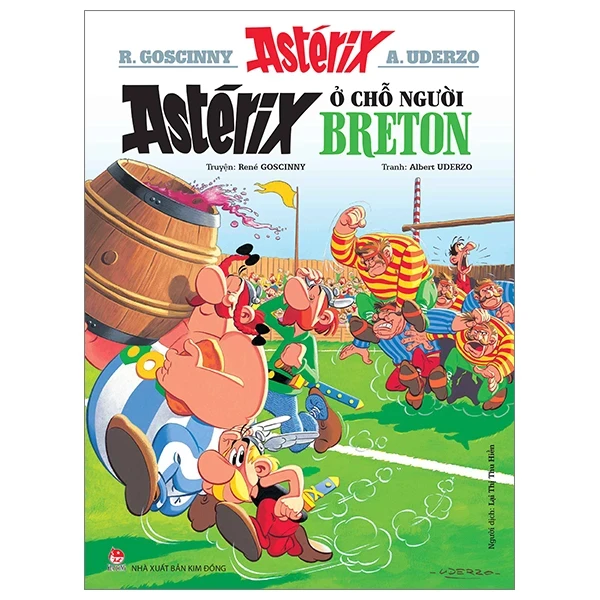 Asterix - Asterix Ở Chỗ Người Breton - René Goscinny, Albert Uderzo (Mới 100%) Truyện tranh, NXB Kim Đồng - SÁCH ĐẠI HỌC
