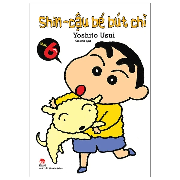 Shin - Cậu Bé Bút Chì - Tập 6 - Yoshito Usui (Mới 100%) Truyện tranh, NXB Kim Đồng - SÁCH ĐẠI HỌC