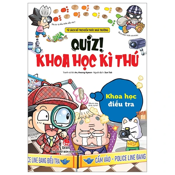Quiz! Khoa Học Kì Thú - Khoa Học Điều Tra - An, Kwang-hyeon (Mới 100%) Kiến thức bách khoa, NXB Kim Đồng - SÁCH ĐẠI HỌC