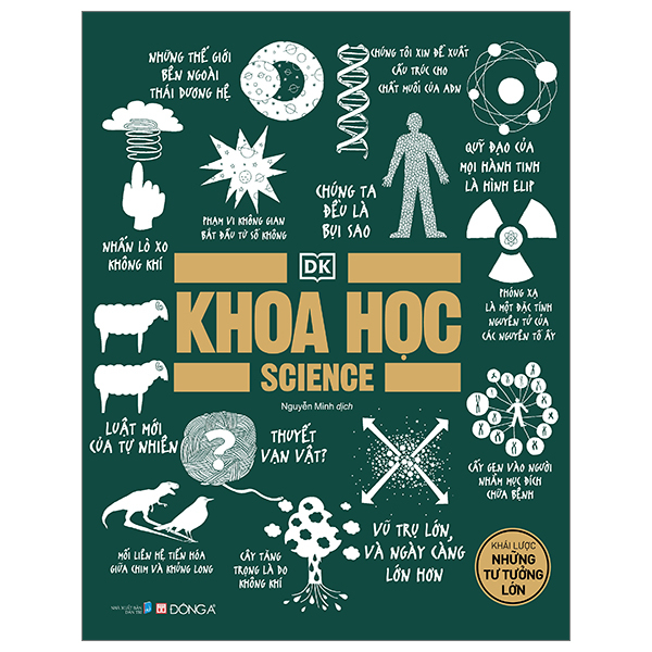 Khoa Học - Khái Lược Những Tư Tưởng Lớn (Bìa Cứng) - DK (Mới 100%) Kiến thức bách khoa, Đông A - SÁCH ĐẠI HỌC
