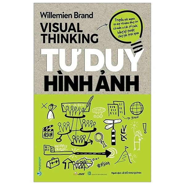 Tư Duy Hình Ảnh - Visual Thinking - Willemien Brand (Mới 100%) Quản trị, lãnh đạo, Văn Lang Books - SÁCH ĐẠI HỌC