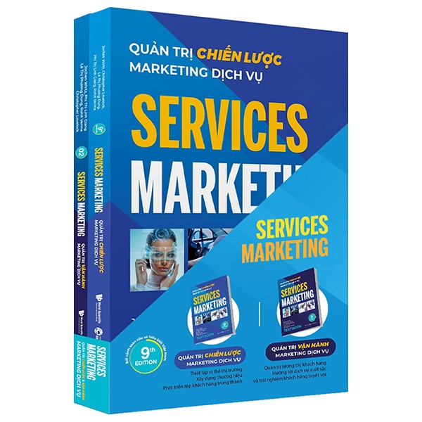 Boxset Textbook Services Marketing (Bộ 2 Cuốn) - Nhiều Tác Giả (Mới 100%) Marketing, bán hàng, SaigonBooks - SÁCH ĐẠI HỌC