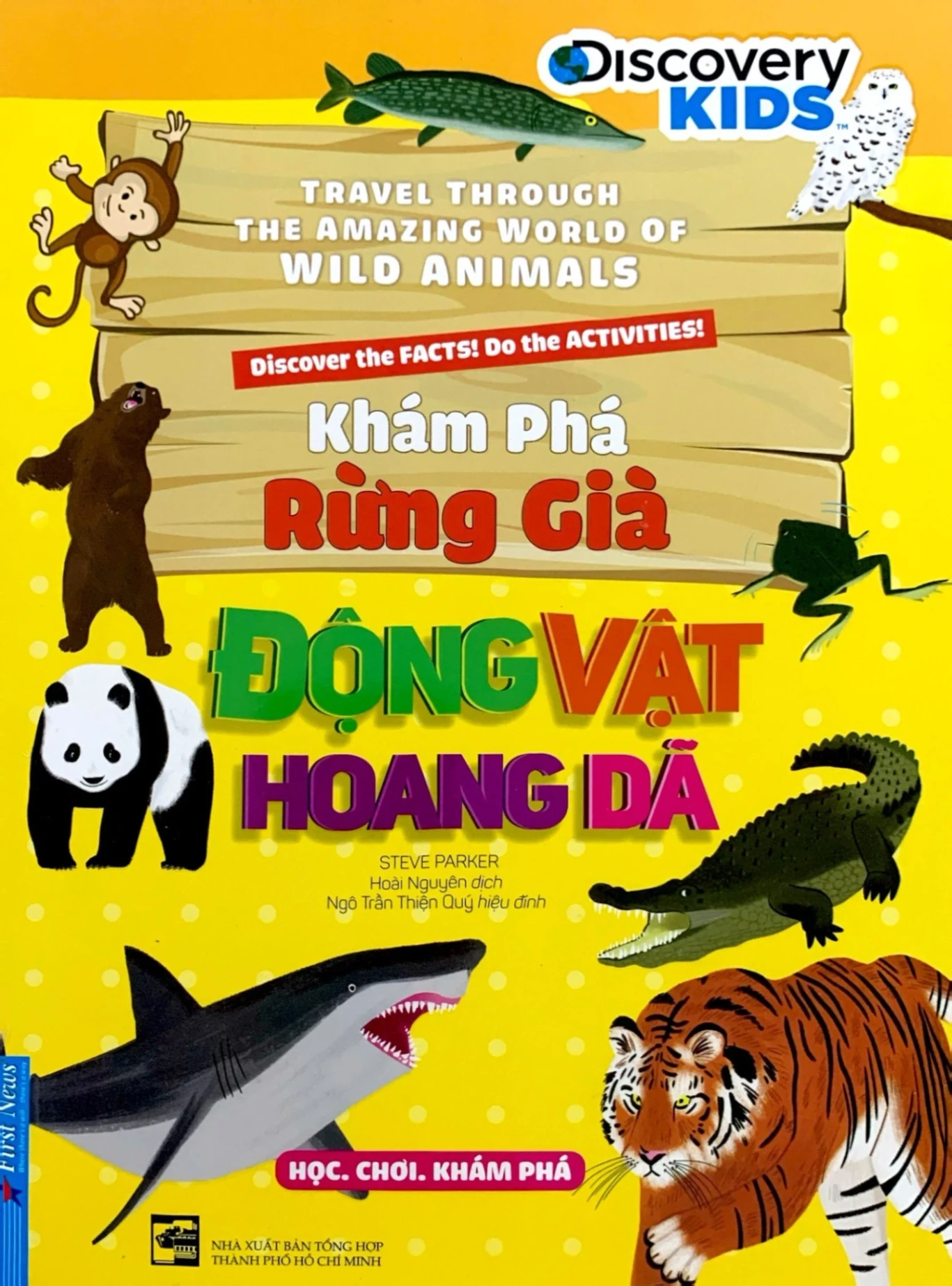 Khám Phá Rừng Già - Động Vật Hoang Dã (2022) - Steve Parker (Mới 100%) Kiến thức bách khoa, First News - SÁCH ĐẠI HỌC