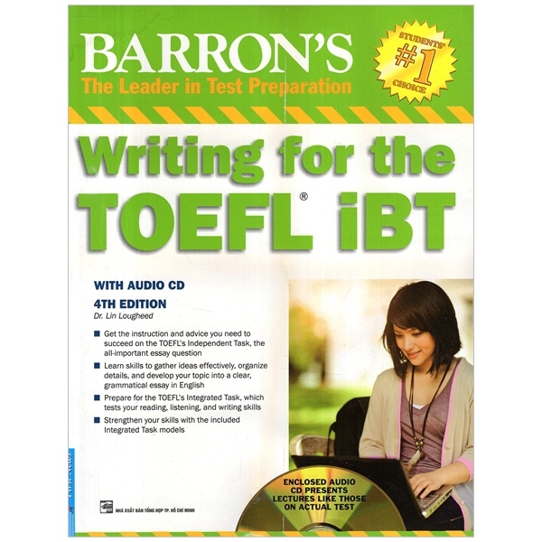 Barron's - Writing For The TOEFL iBT - 4th Edition (Kèm CD) - Dr. Lin Lougheed (Mới 100%) Tiếng Anh, First News - SÁCH ĐẠI HỌC