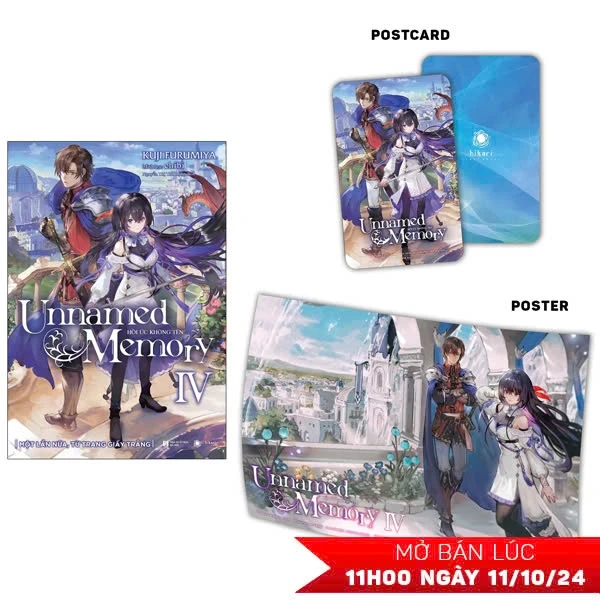 Unnamed Memory - Hồi Ức Không Tên - Tập 4 - Bản Đặc Biệt - Kuji Furumiya, chibi (Mới 100%) Light novel, Thái Hà Books - SÁCH ĐẠI HỌC