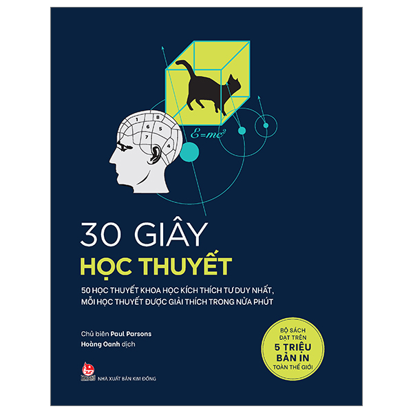 30 Giây Khoa Học - 30 Giây Học Thuyết - Paul Parsons (Mới 100%) Kiến thức bách khoa, NXB Kim Đồng - SÁCH ĐẠI HỌC
