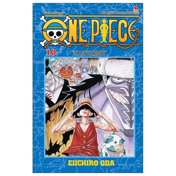 One Piece - Tập 10: Ok, Let's Stand Up! - Eiichiro Oda (Mới 100%) Truyện tranh, NXB Kim Đồng - SÁCH ĐẠI HỌC