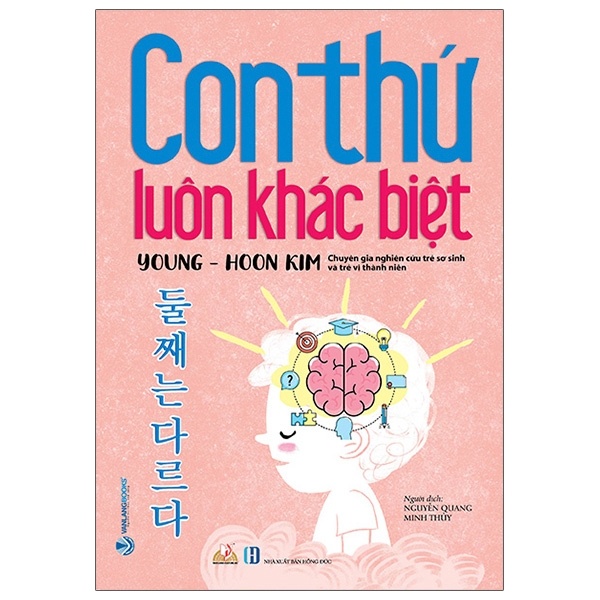 Con Thứ Luôn Khác Biệt - Young-Hoon Kim (Mới 100%) Cẩm nang làm cha mẹ, Văn Lang Books - SÁCH ĐẠI HỌC