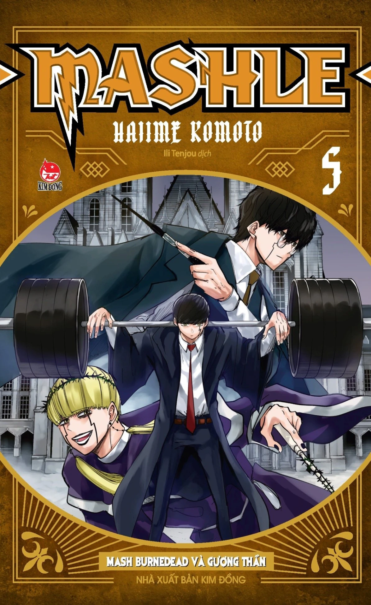 MASHLE - Tập 5 - Mash Burnedead Và Gương Thần - Hajime Komoto (Mới 100%) Manga, comic, NXB Kim Đồng - SÁCH ĐẠI HỌC