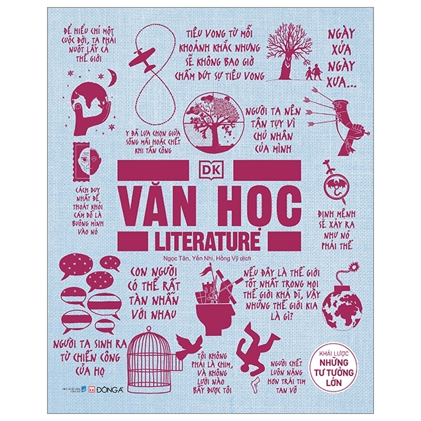 Văn Học - Khái Lược Những Tư Tưởng Lớn (Bìa Cứng) - DK (Mới 100%) Tác giả, tác phẩm, Đông A - SÁCH ĐẠI HỌC