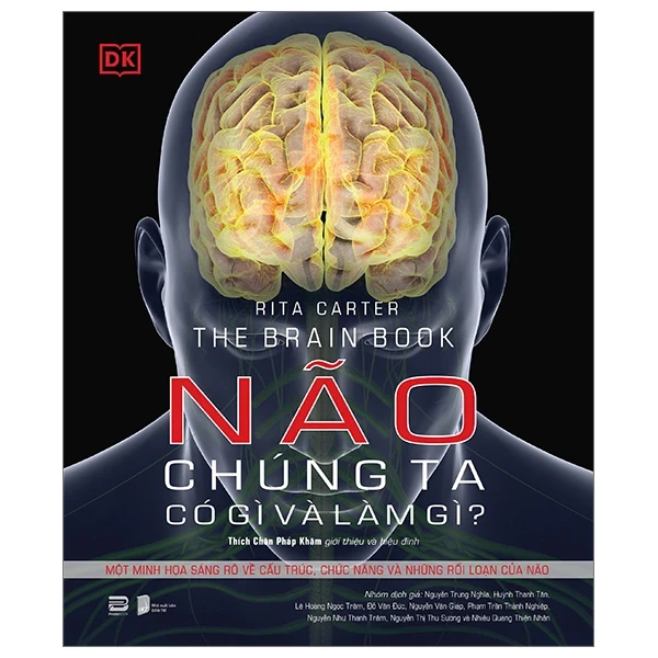 The Brain Book - Não Chúng Ta Có Gì Và Làm Gì? (Bìa Cứng) - Rita Carter (Mới 100%) Sách y học hiện đại, PhanBook - SÁCH ĐẠI HỌC
