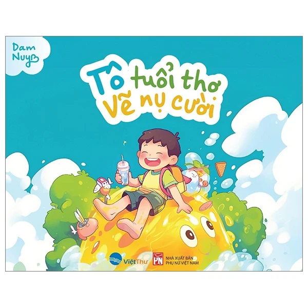 Tô Tuổi Thơ - Vẽ Nụ Cười - Dam NuyB (Mới 100%) Sách tô màu dành cho người lớn, NXB Phụ Nữ - SÁCH ĐẠI HỌC