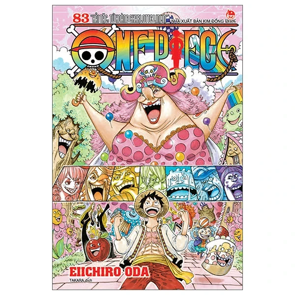 One Piece - Tập 83: Hải Tặc - Tứ Hoàng Charlotte Linlin - Eiichiro Oda (Mới 100%) Truyện tranh, NXB Kim Đồng - SÁCH ĐẠI HỌC