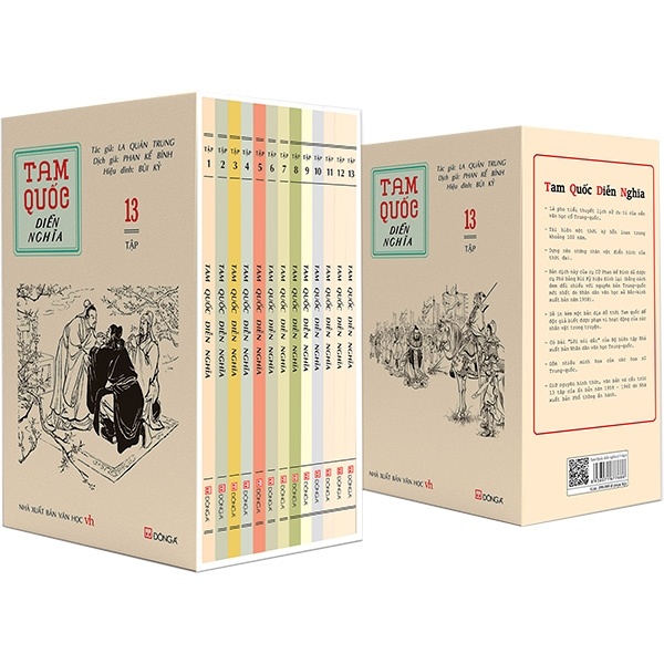 Tam Quốc Diễn Nghĩa (Trọn Bộ 13 Tập) - La Quán Trung (Mới 100%) Tác phẩm kinh điển, Đông A - SÁCH ĐẠI HỌC