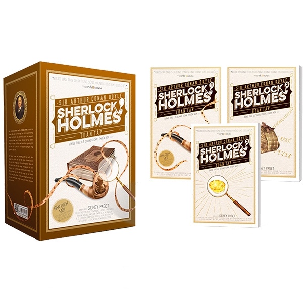 Sherlock Holmes Toàn Tập (Bộ Hộp 3 Tập) - Arthur Conan Doyle (Mới 100%) Truyện trinh thám, kiếm hiệp, Đông A - SÁCH ĐẠI HỌC