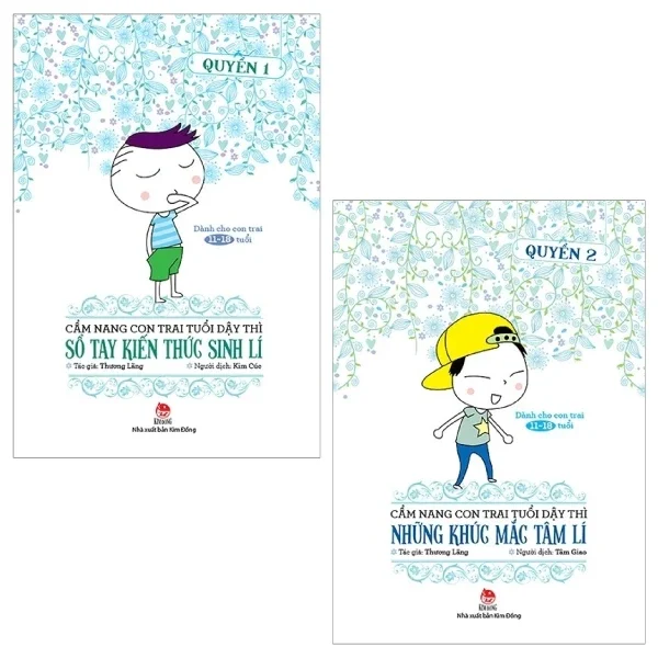 Cẩm Nang Con Trai Tuổi Dậy Thì (Bộ 2 Quyển) - Thương Lãng (Mới 100%) Giáo dục trẻ tuổi teen, NXB Kim Đồng - SÁCH ĐẠI HỌC