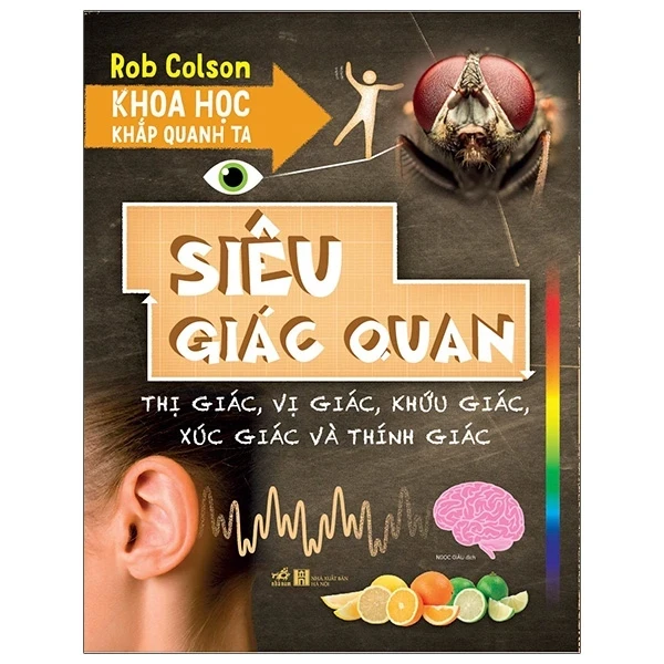Khoa Học Khắp Quanh Ta - Siêu Giác Quan - Rob Colson (Mới 100%) Kiến thức bách khoa, Nhã Nam - SÁCH ĐẠI HỌC