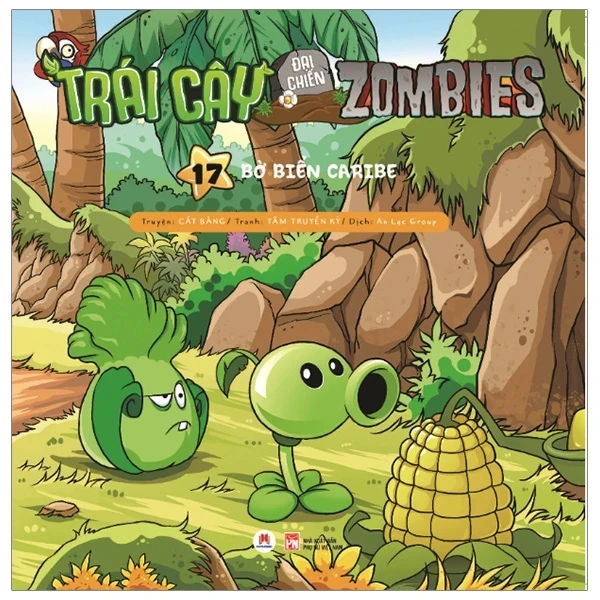 Trái Cây Đại Chiến Zombies - Tập 17: Bờ Biển Caribe - Cát Băng, Tâm Truyền Kỳ (Mới 100%) Truyện tranh, NXB Kim Đồng - SÁCH ĐẠI HỌC