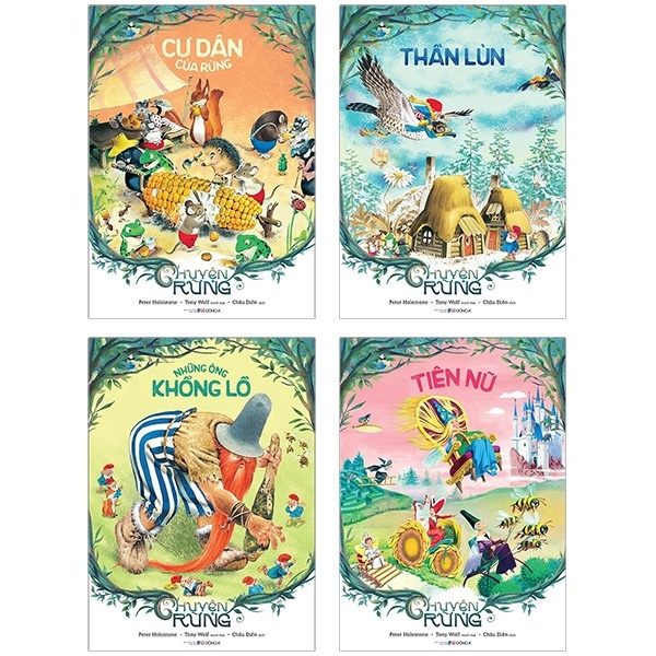 Chuyện Rừng (Bộ 4 Cuốn) - Peter Holeinone, Tony Wolf (Mới 100%) Truyện thiếu nhi, Đông A - SÁCH ĐẠI HỌC
