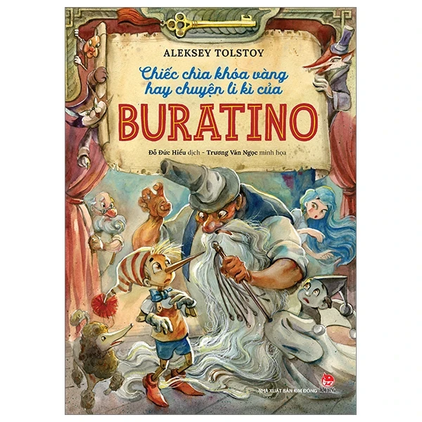 Chiếc Chìa Khóa Vàng Hay Chuyện Li Kì Của Buratino - Aleksey Tolstoy, Aleksey Tolstoy (Mới 100%) Truyện thiếu nhi, NXB Kim Đồng - SÁCH ĐẠI HỌC