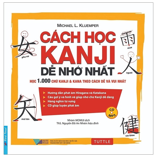Cách Học Kanji Dễ Nhớ Nhất - Michael L. Kluemper (Mới 100%) Tiếng Nhật, First News - SÁCH ĐẠI HỌC