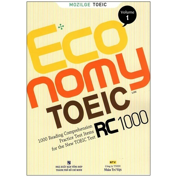 Economy TOEIC RC1000 Volume 1 - Lori (Mới 100%) Tiếng Anh, NXB Tổng Hợp TPHCM - SÁCH ĐẠI HỌC