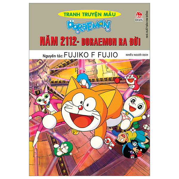 Doraemon - Tranh Truyện Màu - Năm 2112 Doraemon - Ra Đời - Fujiko F Fujio (Mới 100%) Truyện tranh, NXB Kim Đồng - SÁCH ĐẠI HỌC