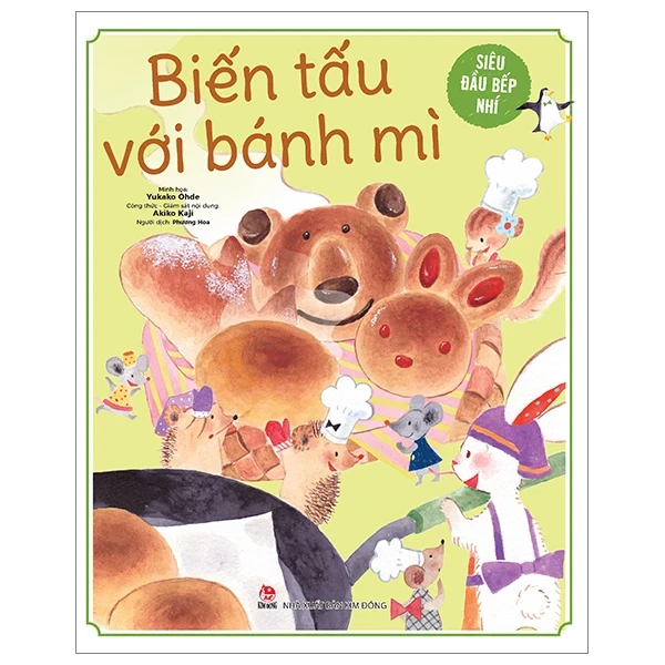 Siêu Đầu Bếp Nhí - Biến Tấu Với Bánh Mì - Akiko Kaji, Yukako Ohde (Mới 100%) Manga, comic, NXB Kim Đồng - SÁCH ĐẠI HỌC