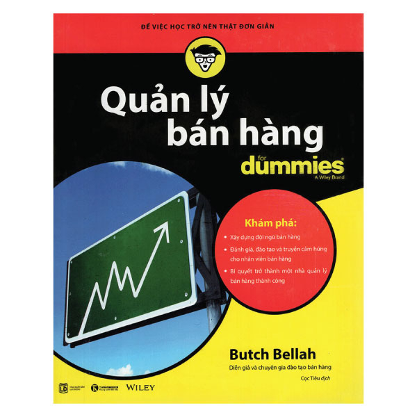 Quản Lý Bán Hàng For Dummies - Butch Bellah (Mới 100%) Marketing, bán hàng, Thái Hà Books - SÁCH ĐẠI HỌC
