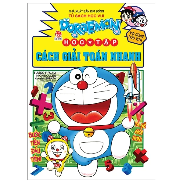 Doraemon Học Tập - Cách Giải Toán Nhanh - Fujiko F Fujio, Hiroshi Murata, Nichinouken (Mới 100%) Truyện tranh, NXB Kim Đồng - SÁCH ĐẠI HỌC
