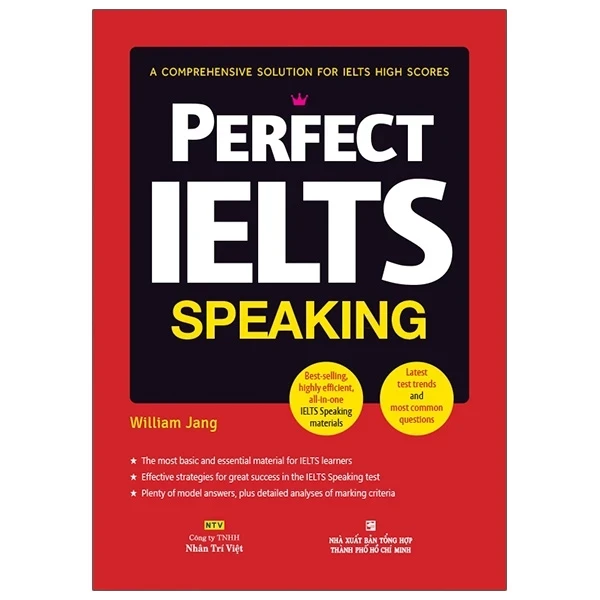 Perfect IELTS Speaking - William Jang (Mới 100%) Tiếng Anh, NXB Tổng Hợp TPHCM - SÁCH ĐẠI HỌC