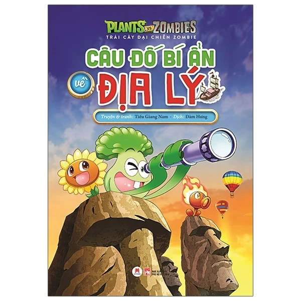 Trái Cây Đại Chiến Zombie - Câu Đố Bí Ẩn Về Địa Lý - Tiếu Giang Nam (Mới 100%) Kiến thức bách khoa, Huy Hoàng - SÁCH ĐẠI HỌC