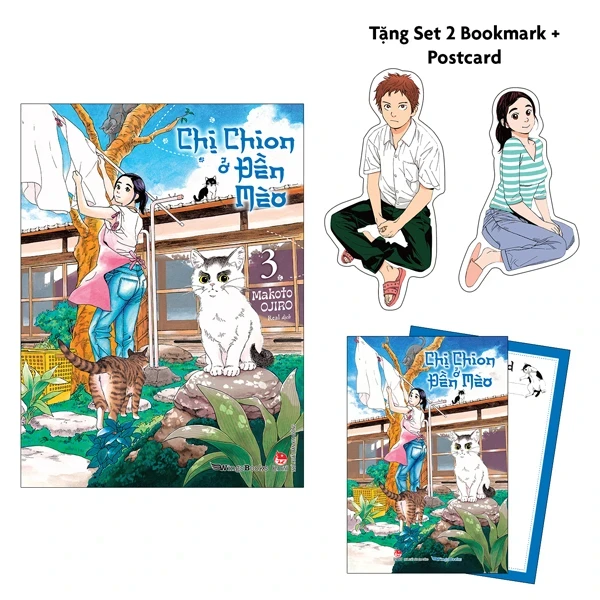 Chị Chion Ở Đền Mèo - Tập 3 - Makoto Ojiro (Mới 100%) Truyện tranh, NXB Kim Đồng - SÁCH ĐẠI HỌC