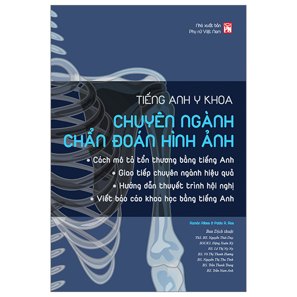 Tiếng Anh Y Khoa - Chuyên Ngành Chẩn Đoán Hình Ảnh - Ramón Ribes, Pablo R. Ros (Mới 100%) Tiếng Anh, NXB Phụ Nữ - SÁCH ĐẠI HỌC