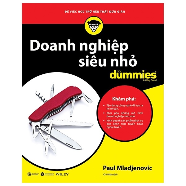 Doanh Nghiệp Siêu Nhỏ For Dummies - Paul Mladjenovic (Mới 100%) Khởi nghiệp, làm giàu, Thái Hà Books - SÁCH ĐẠI HỌC