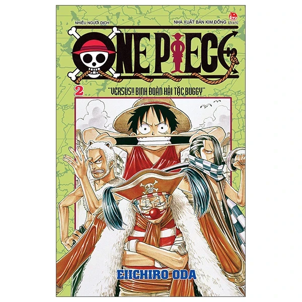 One Piece - Tập 2: Versus!! Binh Đoàn Hải Tặc Buggy - Eiichiro Oda (Mới 100%) Truyện tranh, NXB Kim Đồng - SÁCH ĐẠI HỌC