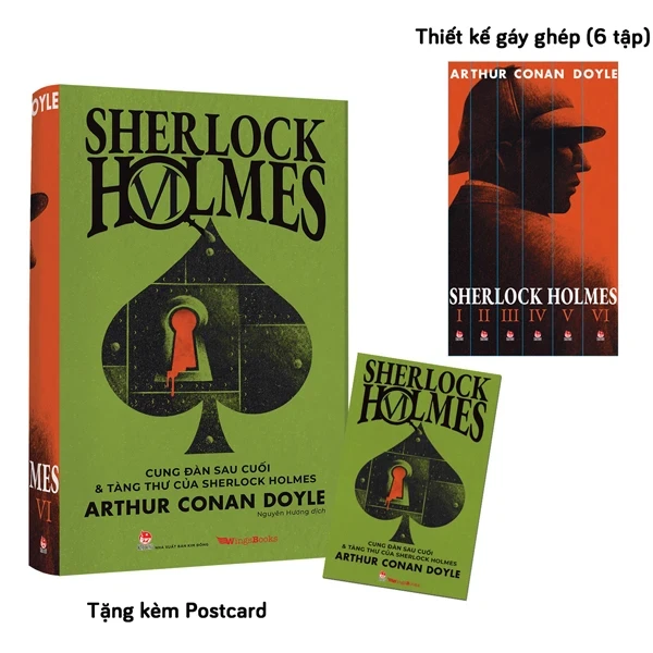 Sherlock Holmes - Tập 6: Cung Đàn Sau Cuối Và Tàng Thư Của Sherlock Holmes - Arthur Conan Doyle (Mới 100%) Truyện trinh thám, kiếm hiệp, NXB Kim Đồng - SÁCH ĐẠI HỌC