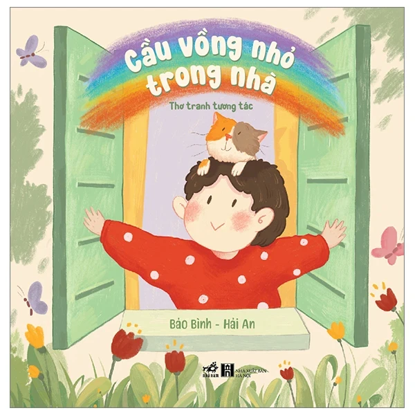 Thơ Tranh Tương Tác - Cầu Vồng Nhỏ Trong Nhà - Bảo Bình, Hải An (Mới 100%) Truyện thiếu nhi, Nhã Nam - SÁCH ĐẠI HỌC