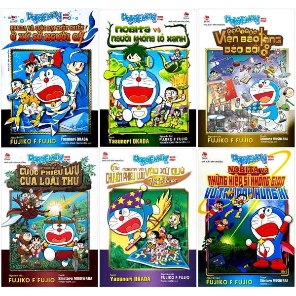 Doraemon - Movie Story (Bộ 6 Tập) - Fujiko F. Fujio, Yasunori Okada, Shintano Mugiwara (Mới 100%) Truyện tranh, NXB Kim Đồng - SÁCH ĐẠI HỌC