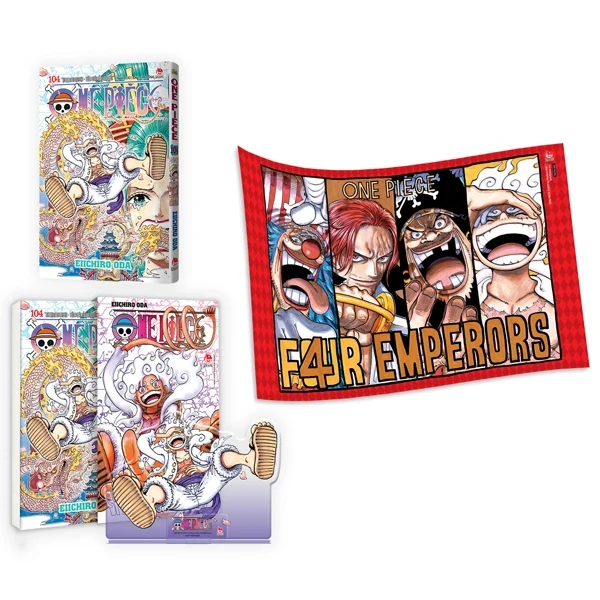 Combo Manga - One Piece - Tập 104 - “Kozuki Momonosuke - Tướng Quân Của Wano Quốc” - Bản Bìa Áo + Limited Edition (Bộ 2 Cuốn) - Eiichiro Oda (Mới 100%) Manga, comic, NXB Kim Đồng - SÁCH ĐẠI HỌC