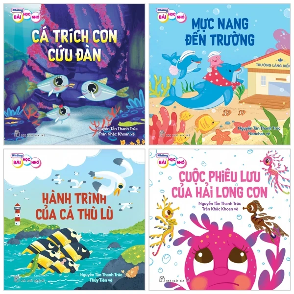 Những Bài Học Nhỏ (Bộ 4 Cuốn) - Nguyễn Tấn Thanh Trúc, Trần Khắc Khoan, Thủy Tiên, Nonchan (Mới 100%) Truyện thiếu nhi, NXB Trẻ - SÁCH ĐẠI HỌC