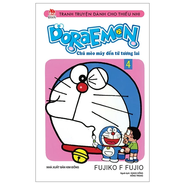 Doraemon - Chú Mèo Máy Đến Từ Tương Lai - Tập 4 - Fujiko F Fujio (Mới 100%) Truyện tranh, NXB Kim Đồng - SÁCH ĐẠI HỌC