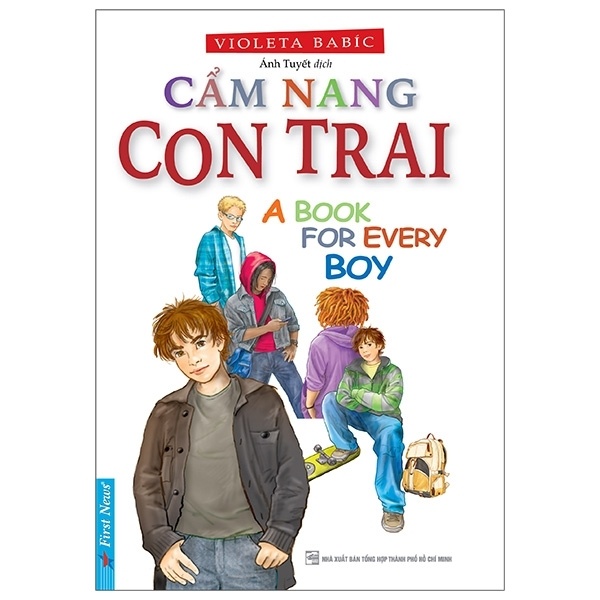 Cẩm Nang Con Trai (Tái Bản 2021) - Violeta Basic (Mới 100%) Giáo dục trẻ tuổi teen, First News - SÁCH ĐẠI HỌC